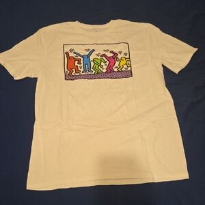 Keith Haring White Graphic T-Shirt